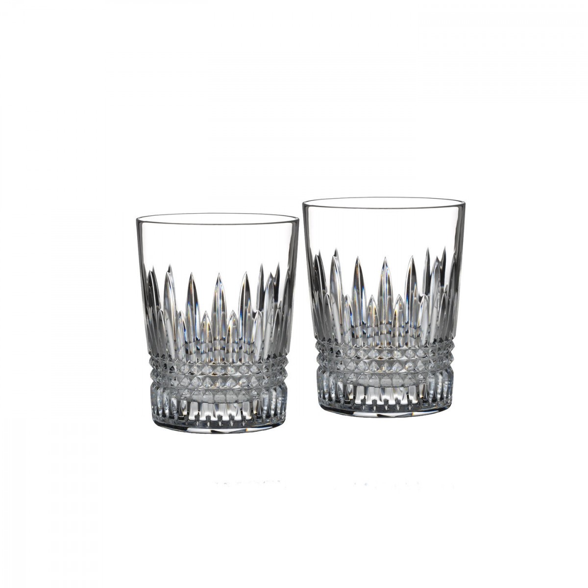 Waterford Lismore Diamond DOF Tumblers, Pair